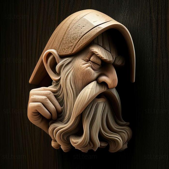 3D model Dwarf Nose game (STL)